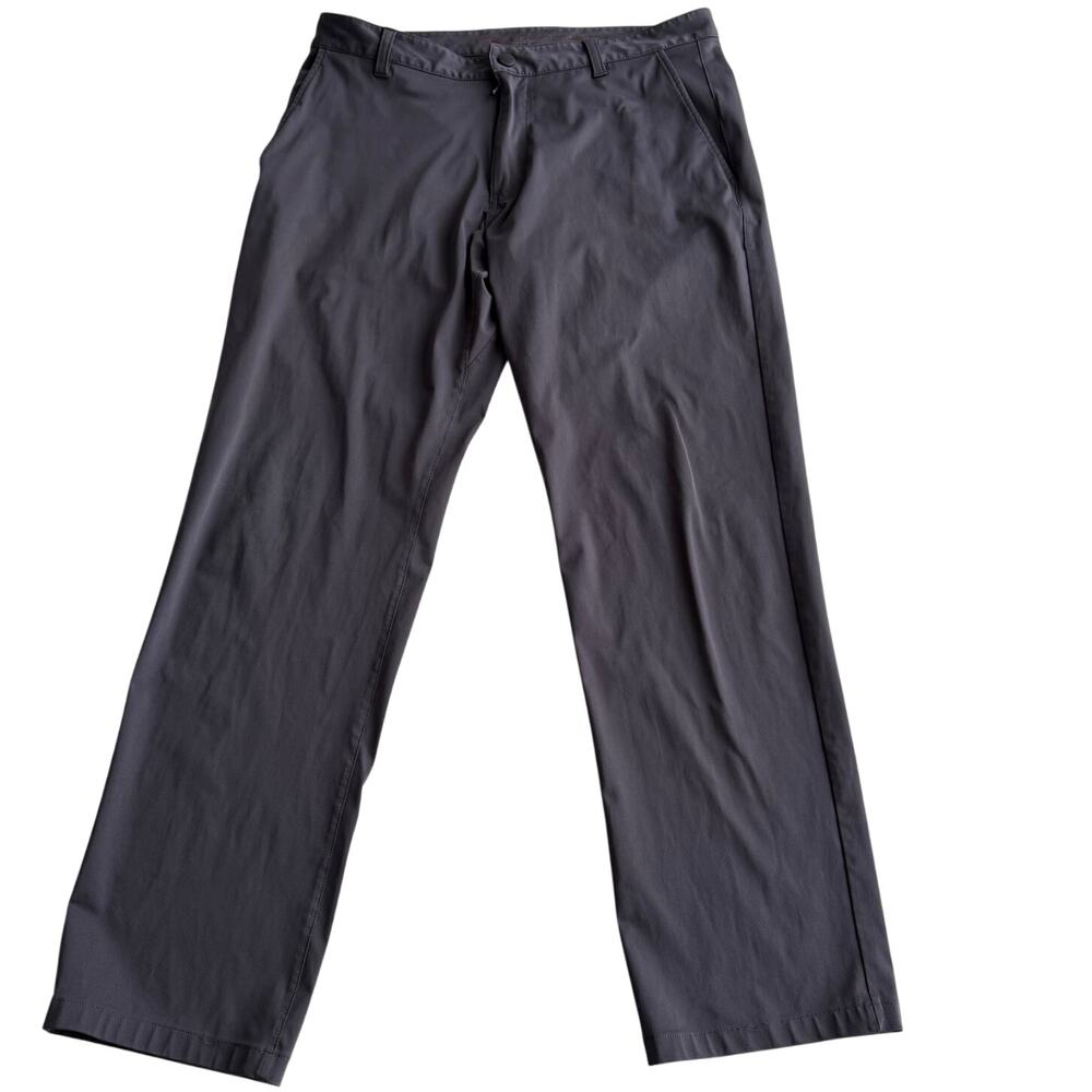 Rhone Commuter Performance Stretch Zip Fly Straight Leg Navy Pant 33 w 29‎ l